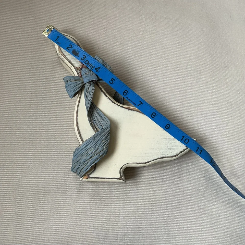 Cream and Blue Rustic Vintage Goose Decor - Picture 6 of 8